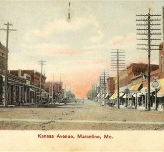 Kansas Avenue - 1907 | Downtown Marceline Foundation