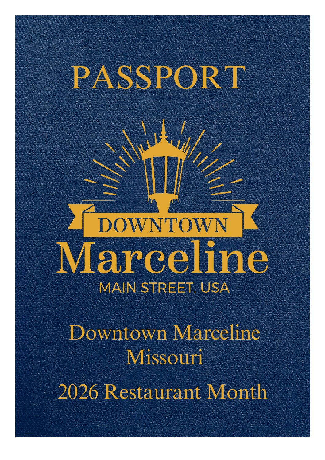 Marceline Culinary Tour Passport